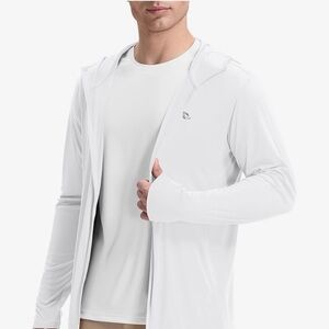 Baleaf Men's Classic White Lightweight Jacket